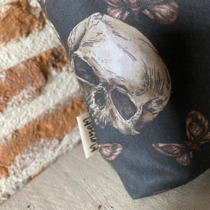 Trousse mystique Butterfly Skull grand format