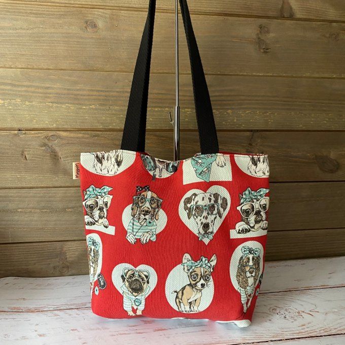 Le Tote Bag Toile Doggy