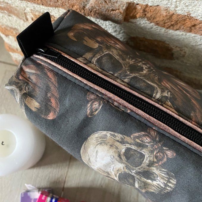 Trousse mystique Butterfly Skull grand format