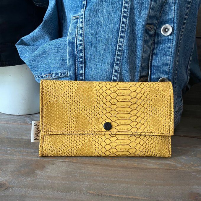 Le Porte Chéquier Comodo Jaune