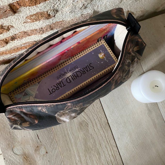 Trousse mystique Butterfly Skull grand format
