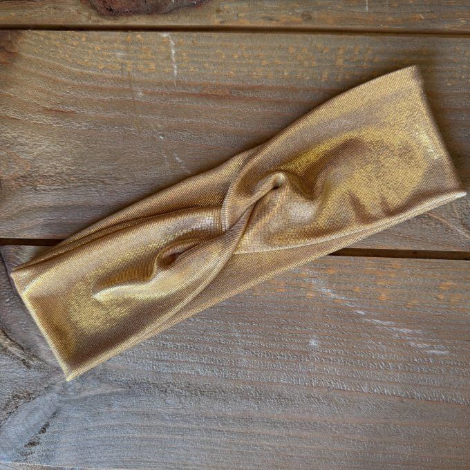 Le Bandeau Twisté Doré