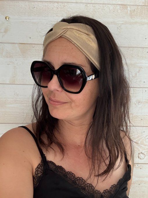 Le Bandeau Twisté Doré