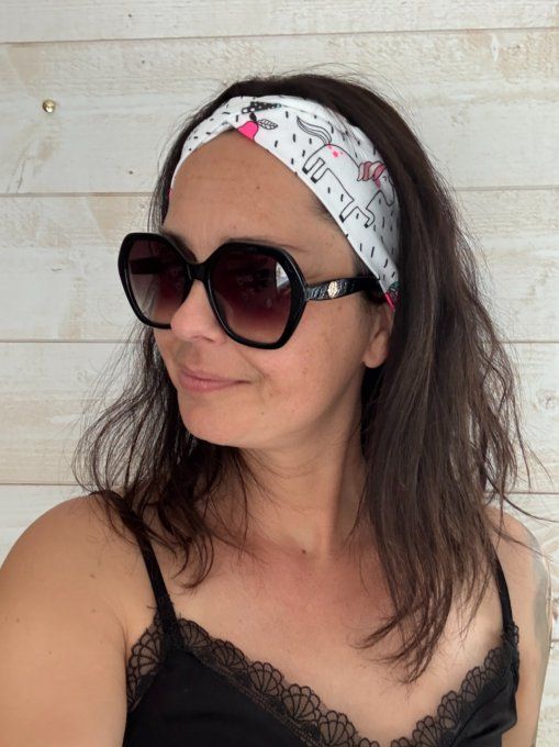 Le Bandeau Twisté Licorne