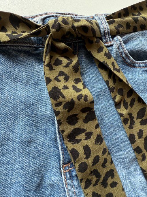 Le foulard ceinture léopard #3