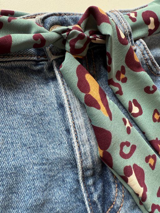 Le foulard ceinture léopard #4