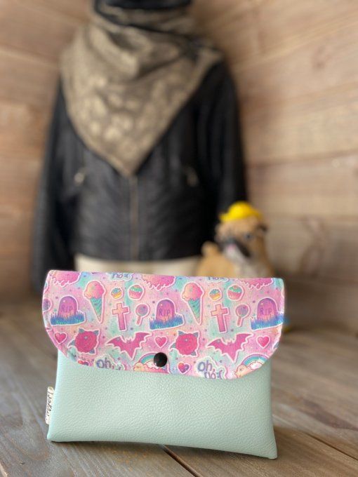 Pochette Original Sugar Death vert d'eau