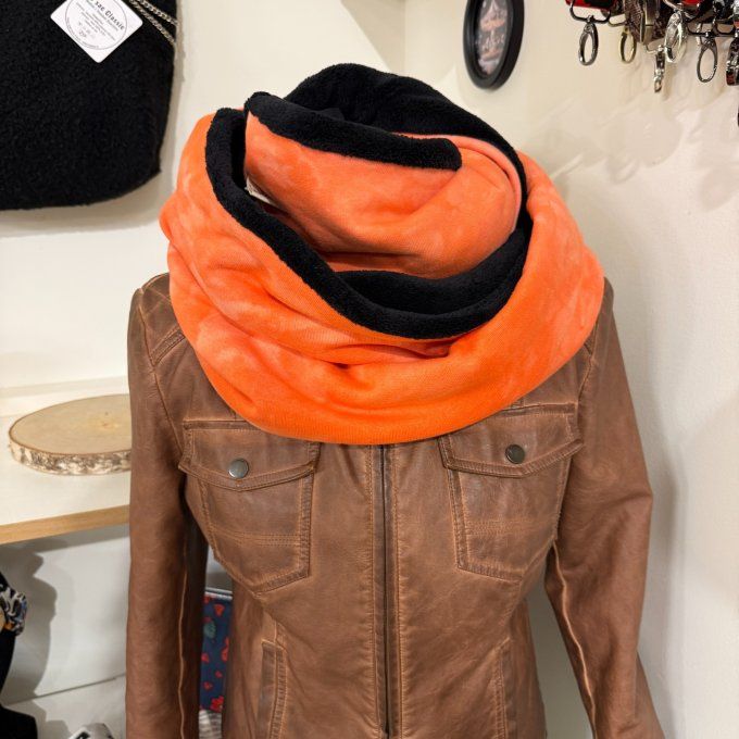Snood XXL Orange fluo