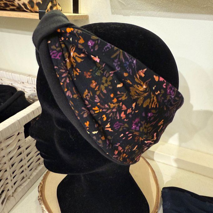 Bandeau cache oreilles Fleuri