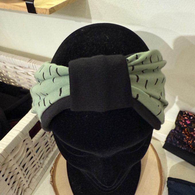 Bandeau cache oreilles Vert d'eau