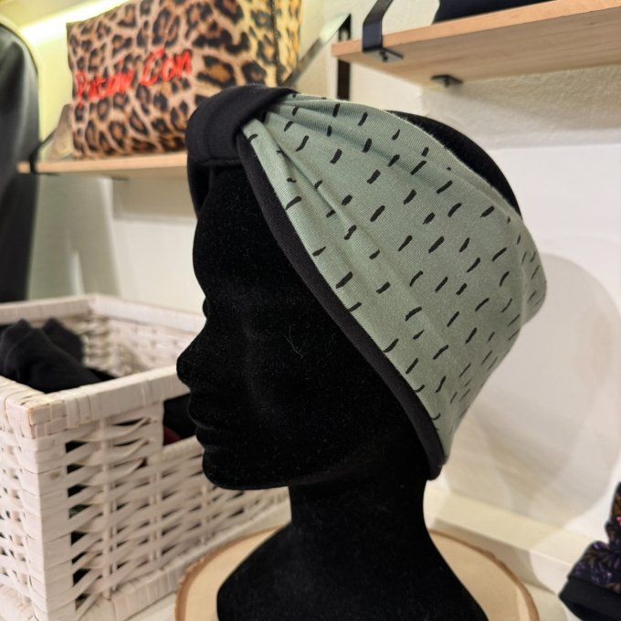 Bandeau cache oreilles Vert d'eau