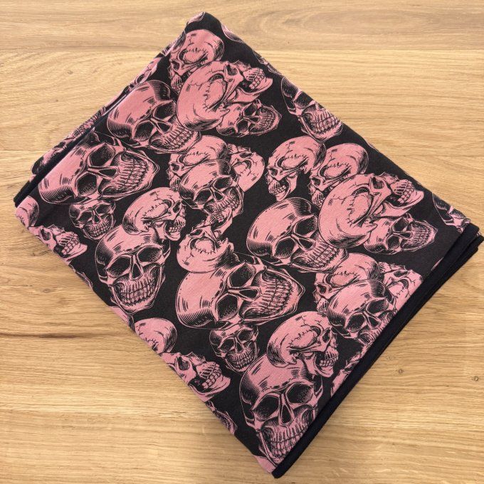 Snood XXL Pink Skulls