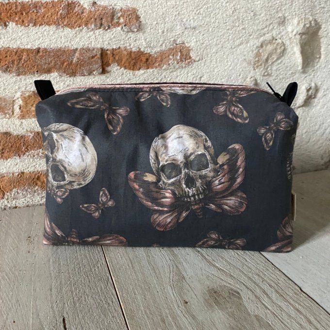 Trousse mystique Butterfly Skull petit format