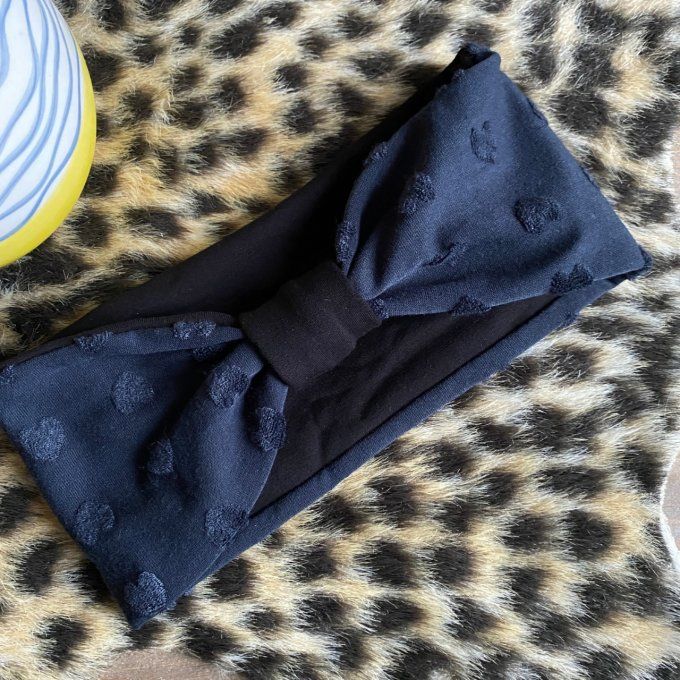 Bandeau cache oreilles Coeurs Velours