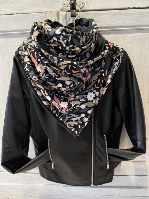 Echarpe chèche florale 