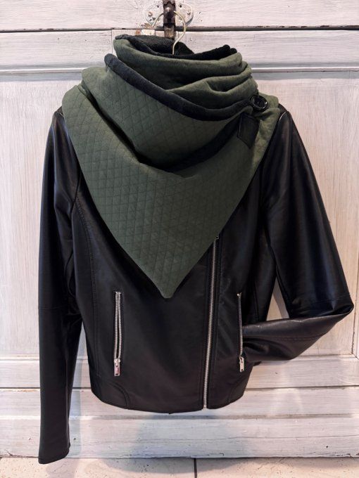 Echarpe chèche kaki