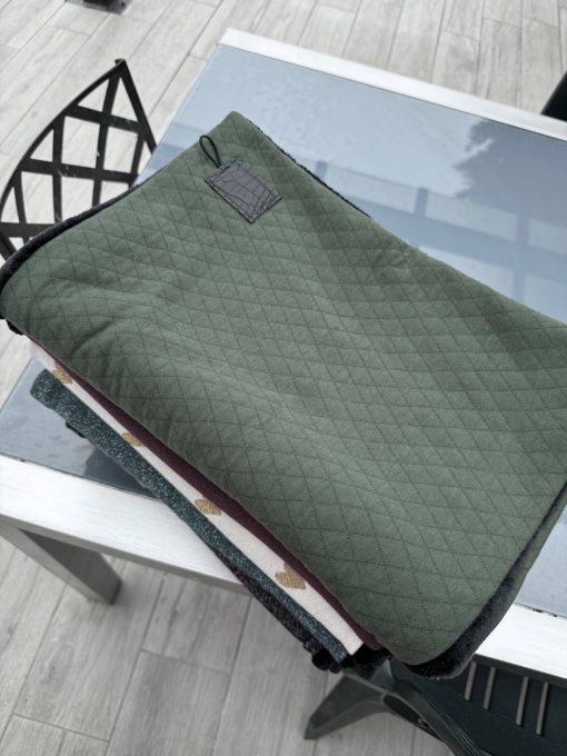 Echarpe chèche kaki