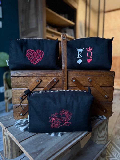 Trousse Coeur old school