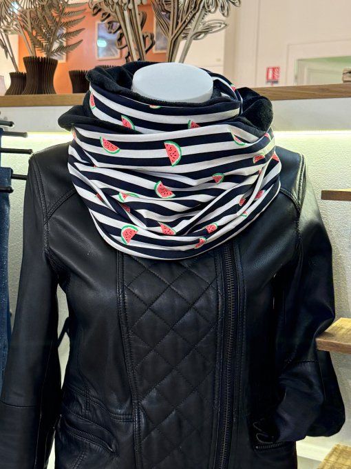 Snood XXL pastèque