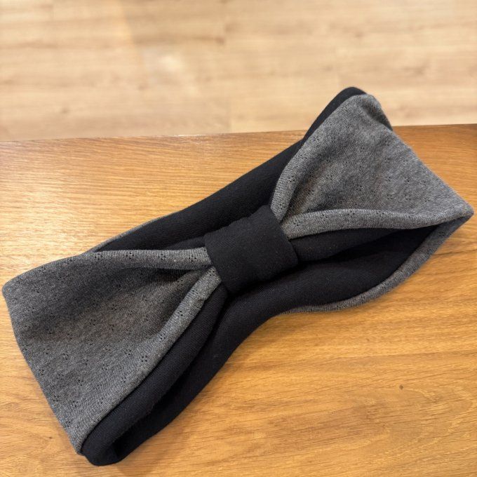 Bandeau cache oreilles Pointoile gris