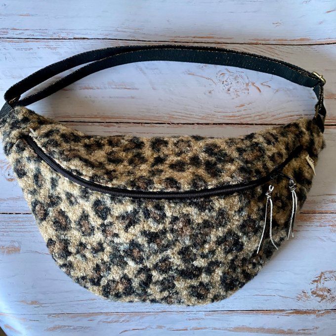 Sac Banane Bouclette Léopard