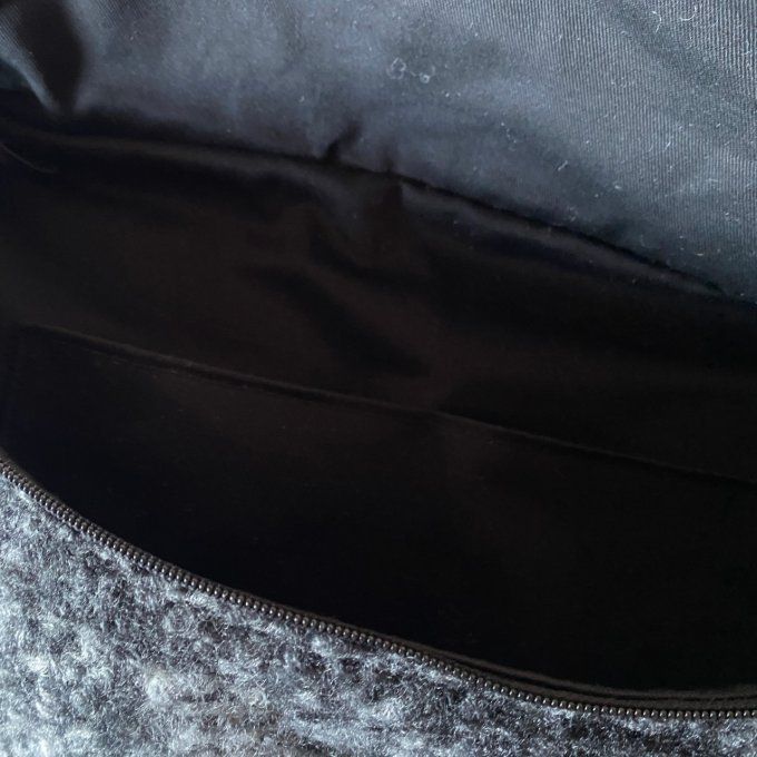 Sac Banane Tartan gris taille XL