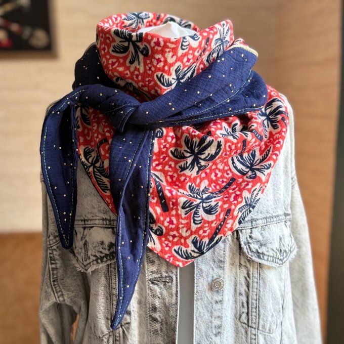 Foulard chèche Palmiers