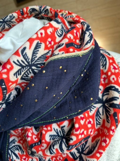Foulard chèche Palmiers
