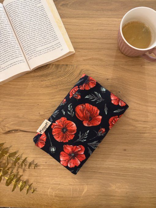 Couvre livre Coquelicots
