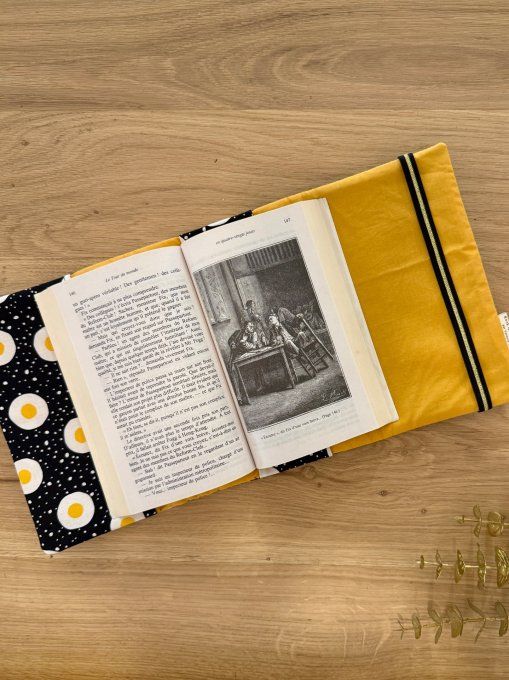 Couvre livre Œuf au plat