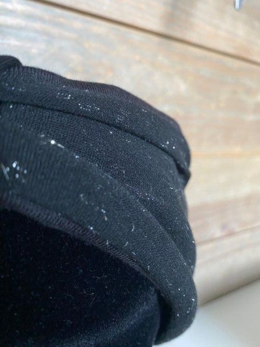 Bandeau cache oreilles Noir pailleté