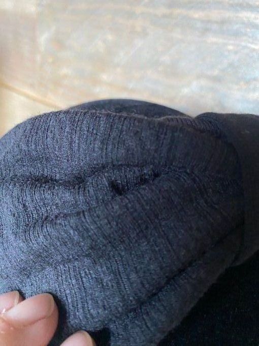 Bandeau cache oreilles Noir tricot